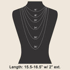 Gold Dainty Mixed Layered Classic Chain Necklace