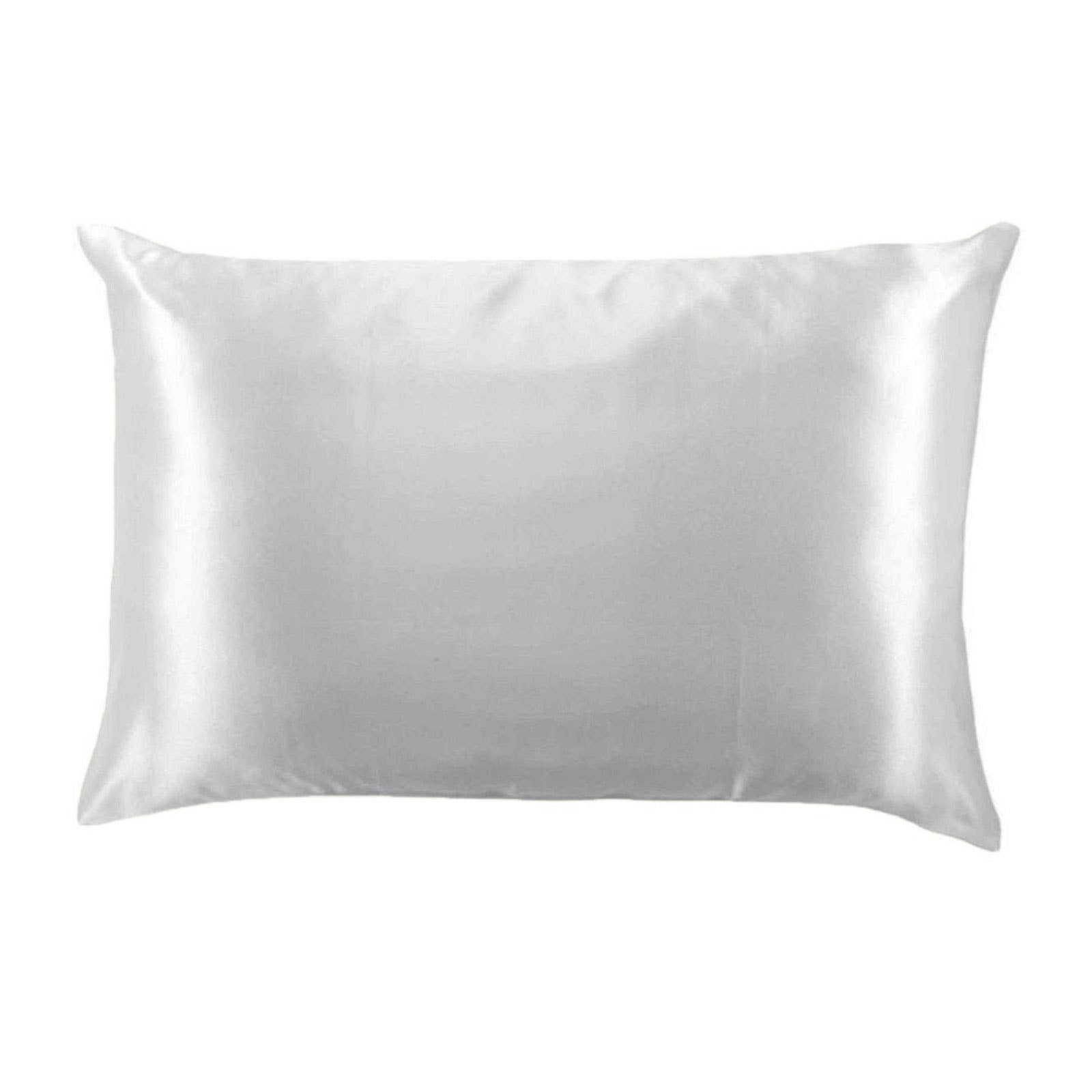 Lemon Lavender Solid Silky Satin Pillowcase Open Stock: Rosewater