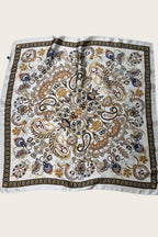 Ethnic Cream Vintage Print Multi-Use Bandana – Leto Accessories – view 2