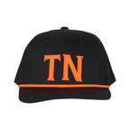 Black TN Sewn Felt Rope Hat