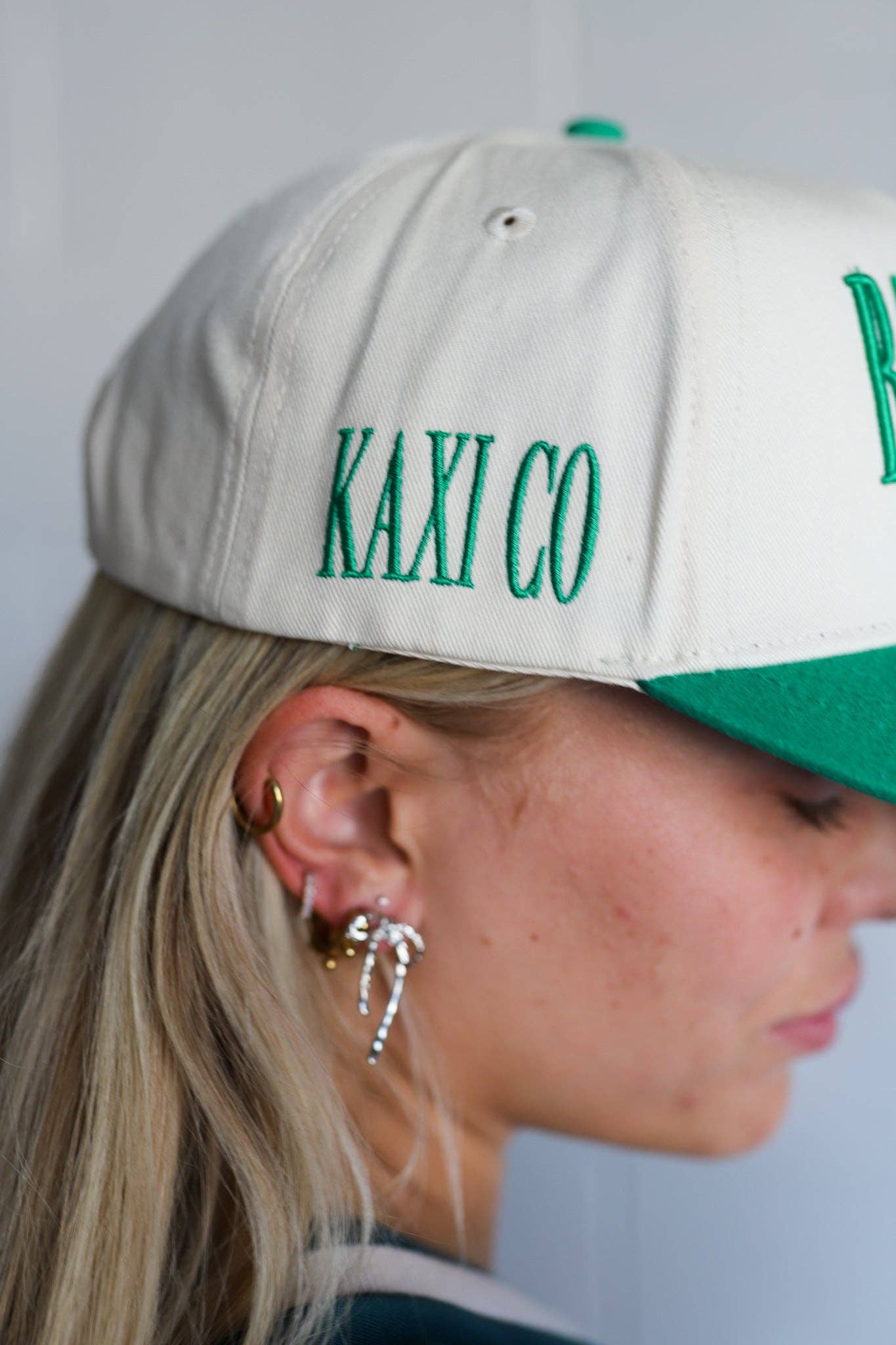 Bad Hair Day Trucker Hat: CREAM CORDUROY