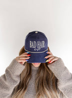 Bad Hair Day Trucker Hat: CREAM CORDUROY