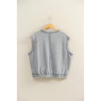 V-Neck Sleeveless Casual Vest