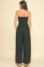 TUBE SLEEVELESS JUMPSUIT Black