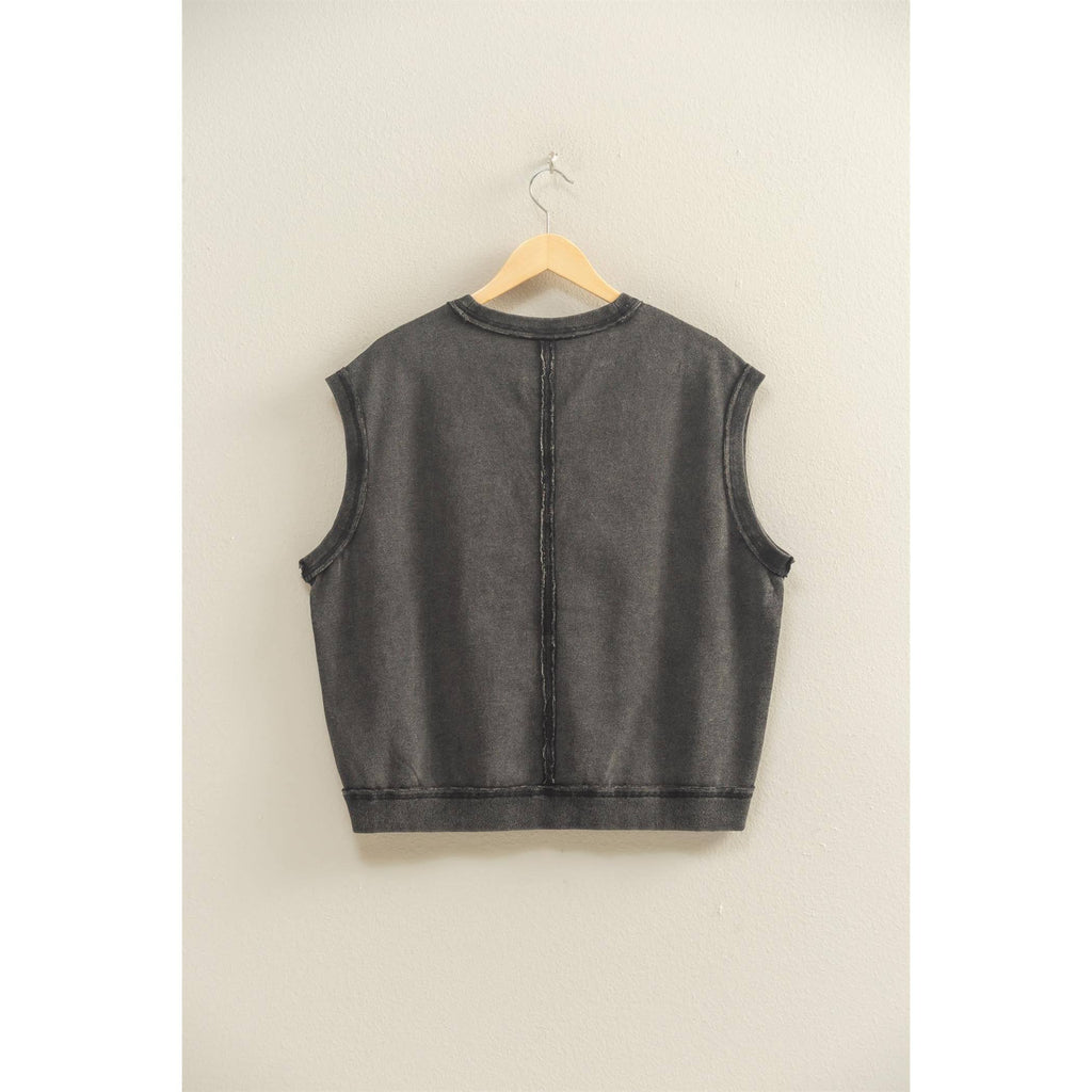 V-Neck Sleeveless Casual Vest