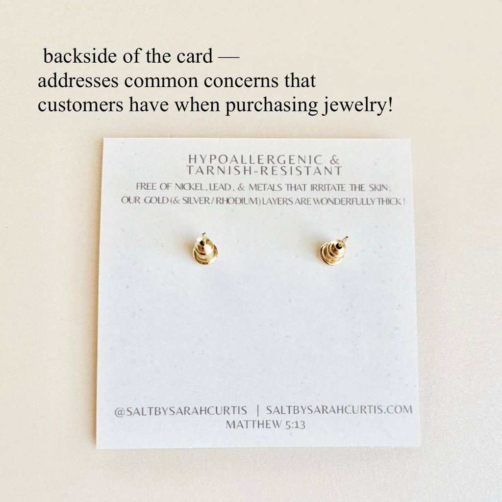 THE PERFECT KNOT STUDS | gold | twisted tube stud earrings