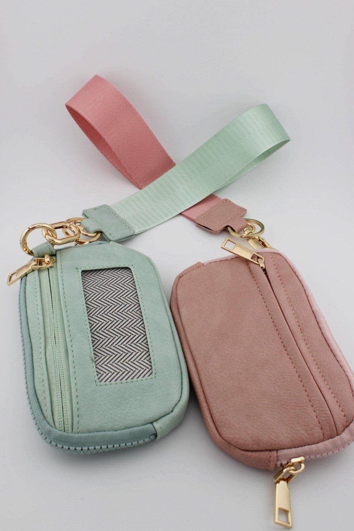 Red Zip Wallet With ID Window