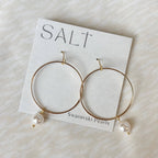 ON MY WAY! PEARL HOOP EARRINGS | Swarovski pearl earrings