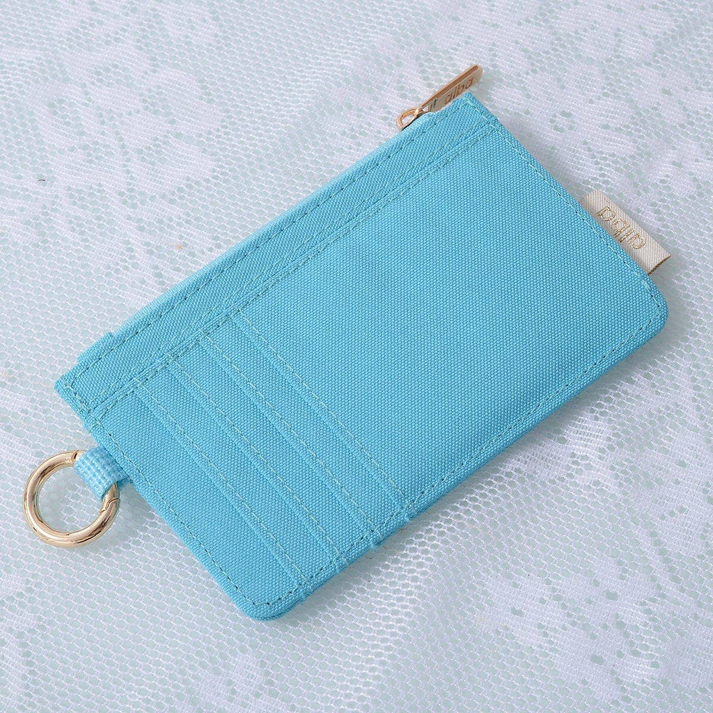 Black Alyssa Cardholder/Wallet With Keyring