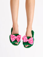 NOELLE SLIPPERS: RED