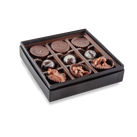 Bourbon Barrel Assorted Artisan Chocolates - 9 Piece Box