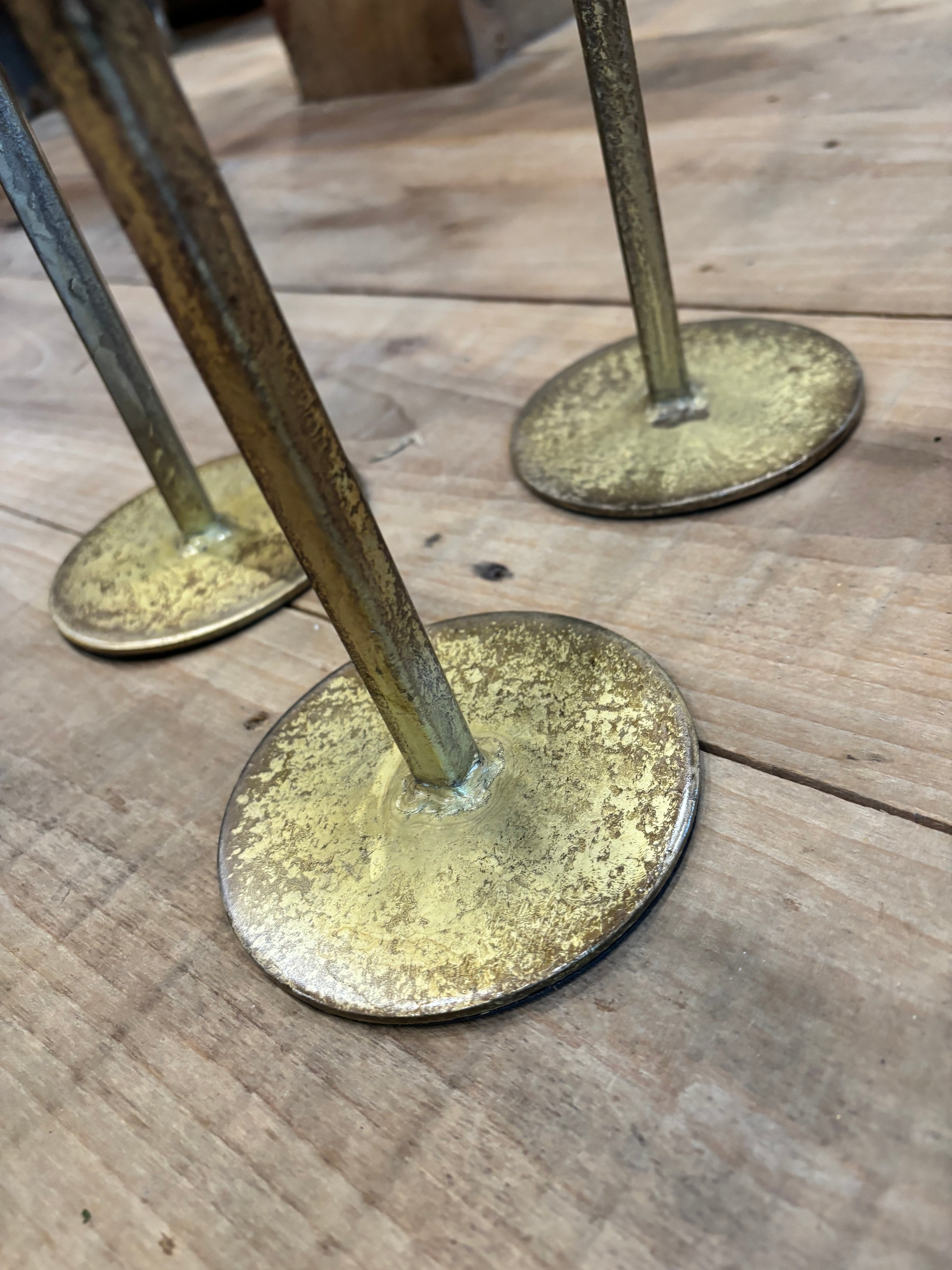 Gold Metal Taper Holder