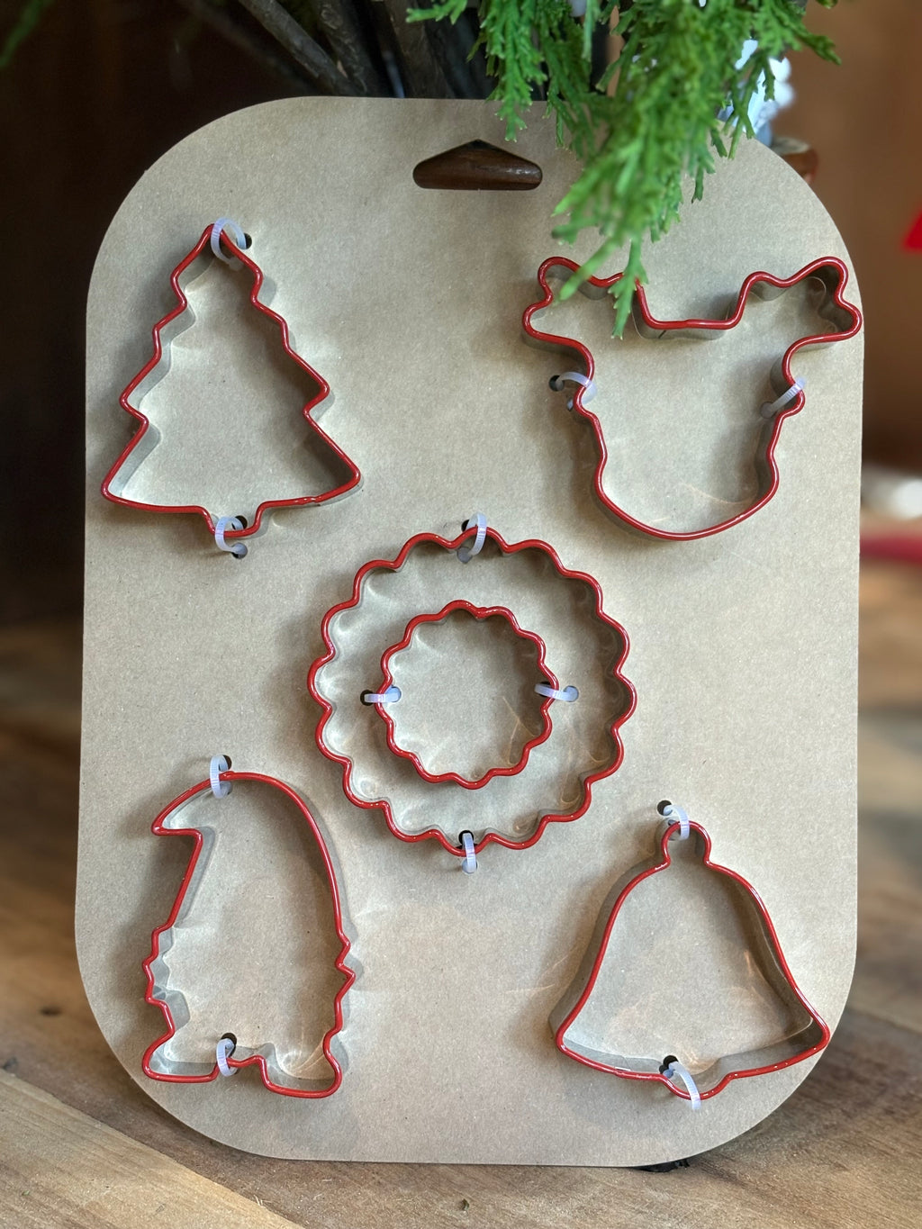 Stainless Steel Cookie Cutter Set on Paper