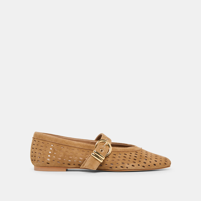 MIKEL LTBROWN PERFORATED SUEDE