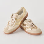 Merit White/Gold Leather