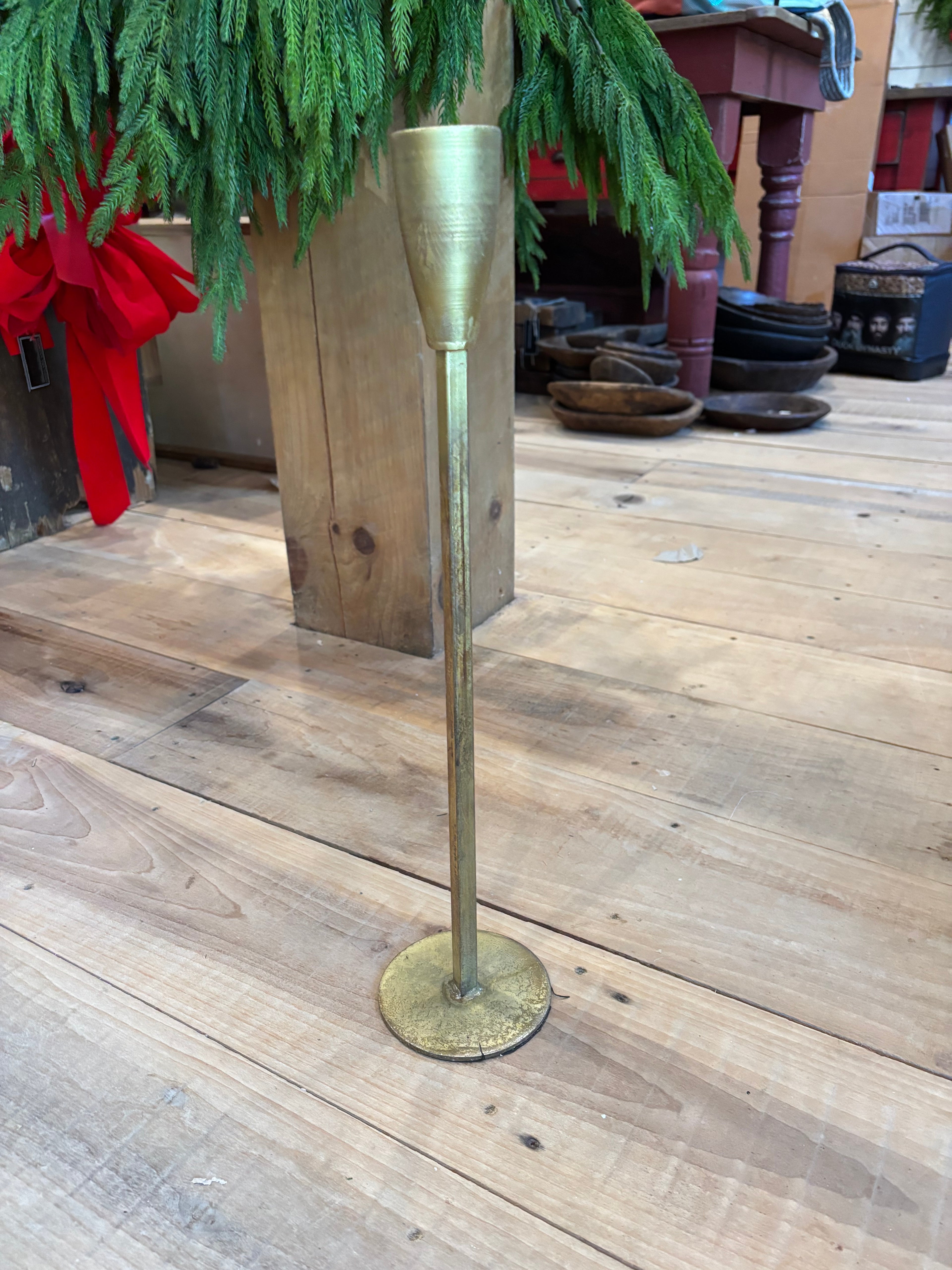 Gold Metal Taper Holder