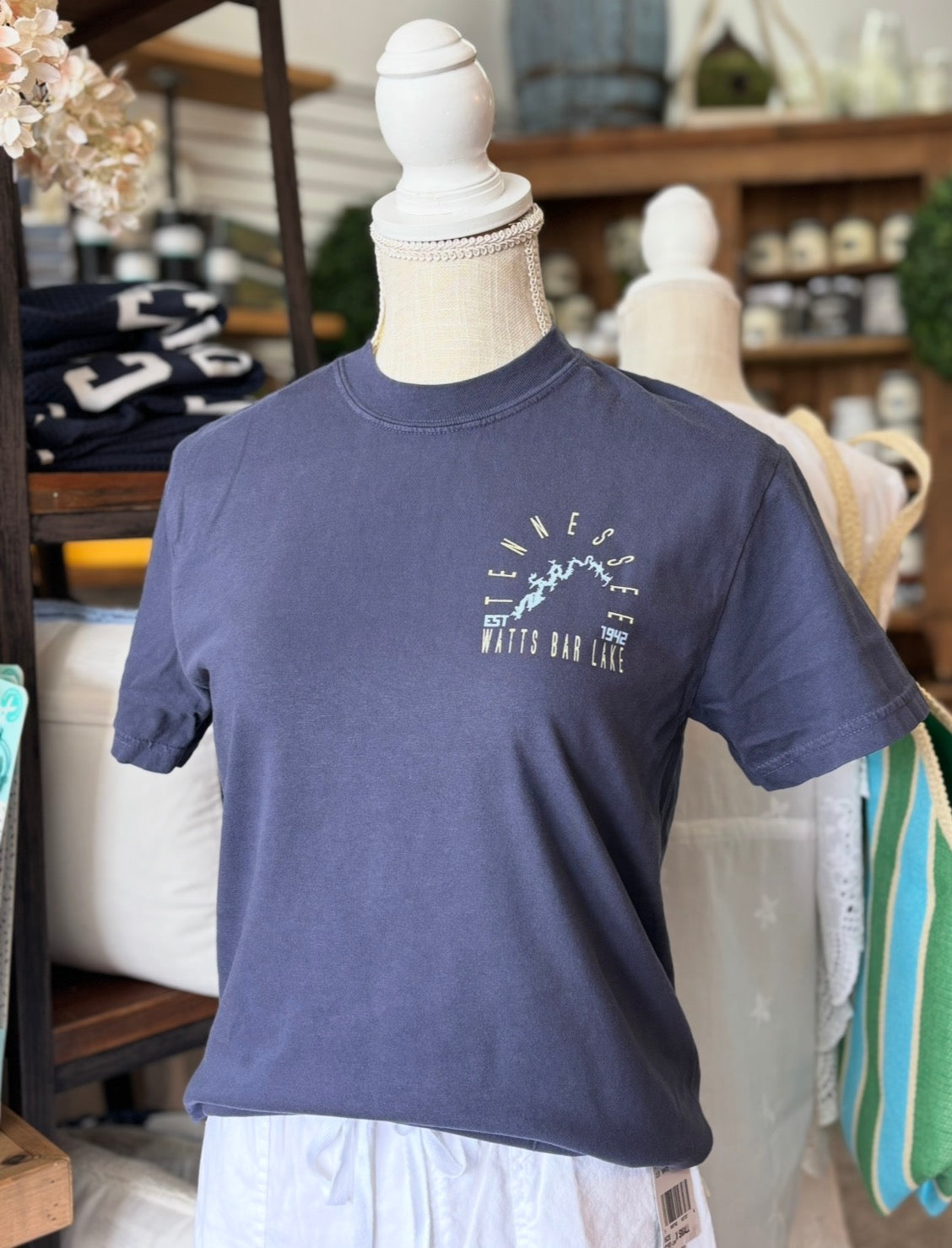 NAVY WATTS BAR LAKE TEE