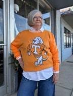TENN SMOKEY SWEATER ORANGE