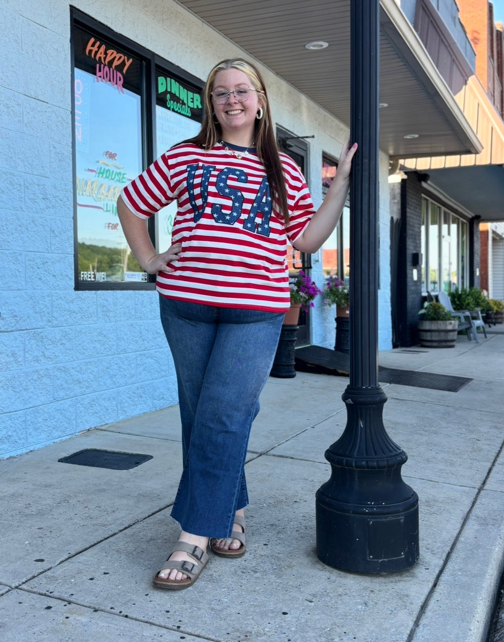 REDN STRIPED PLUS USA 250th Anniversary Commemorative Oversized