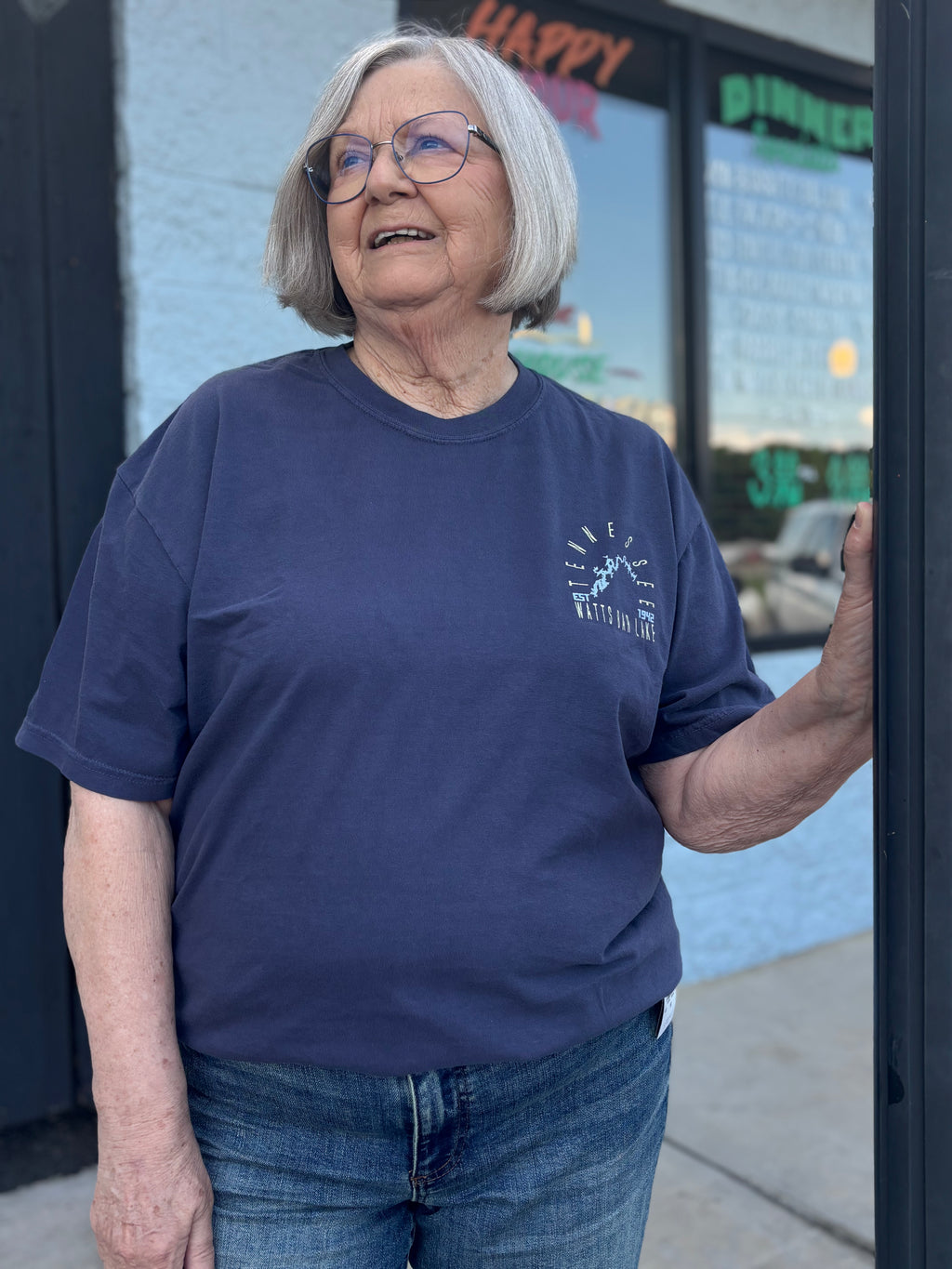 NAVY WATTS BAR LAKE TEE