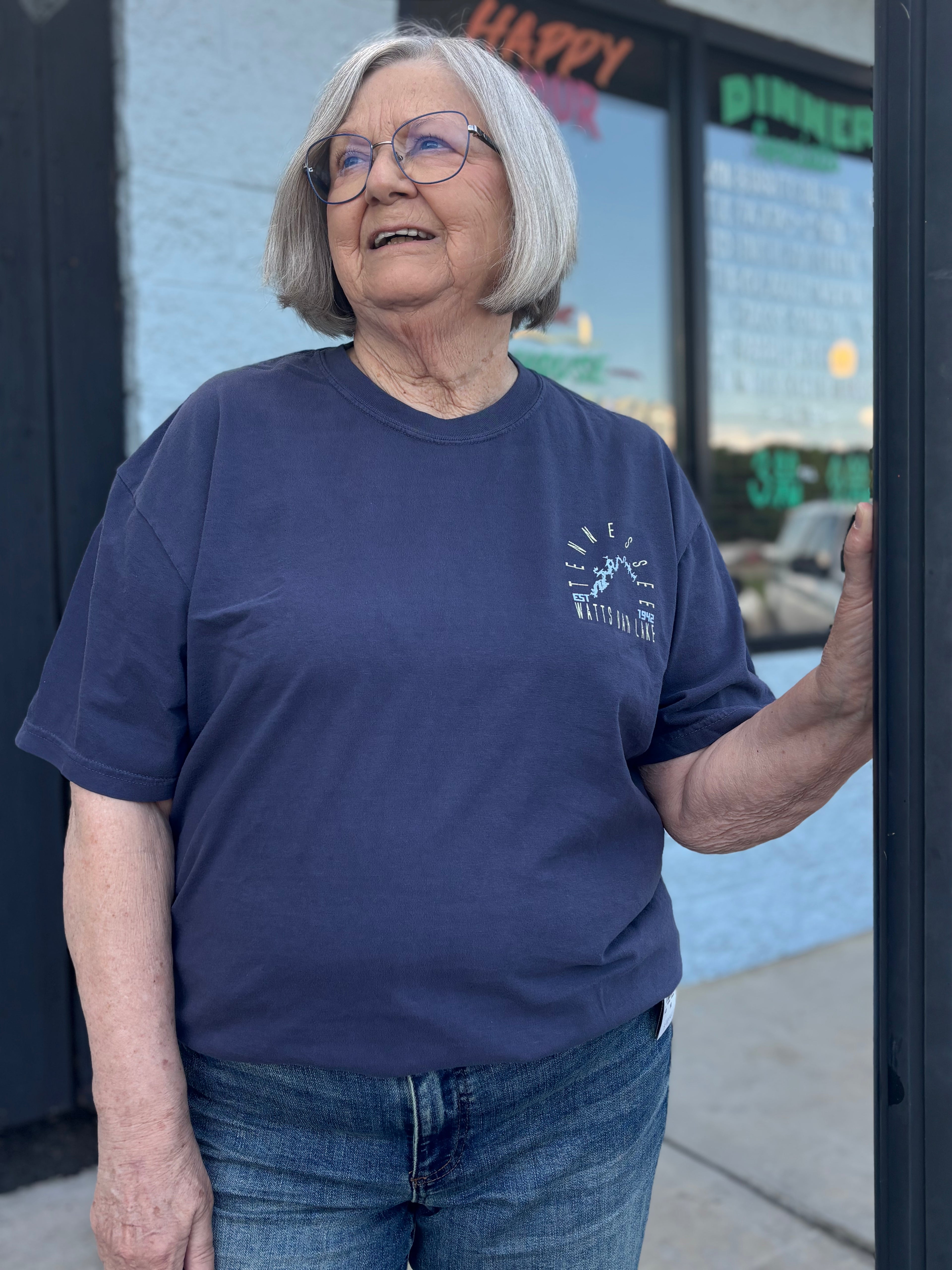 NAVY WATTS BAR LAKE TEE