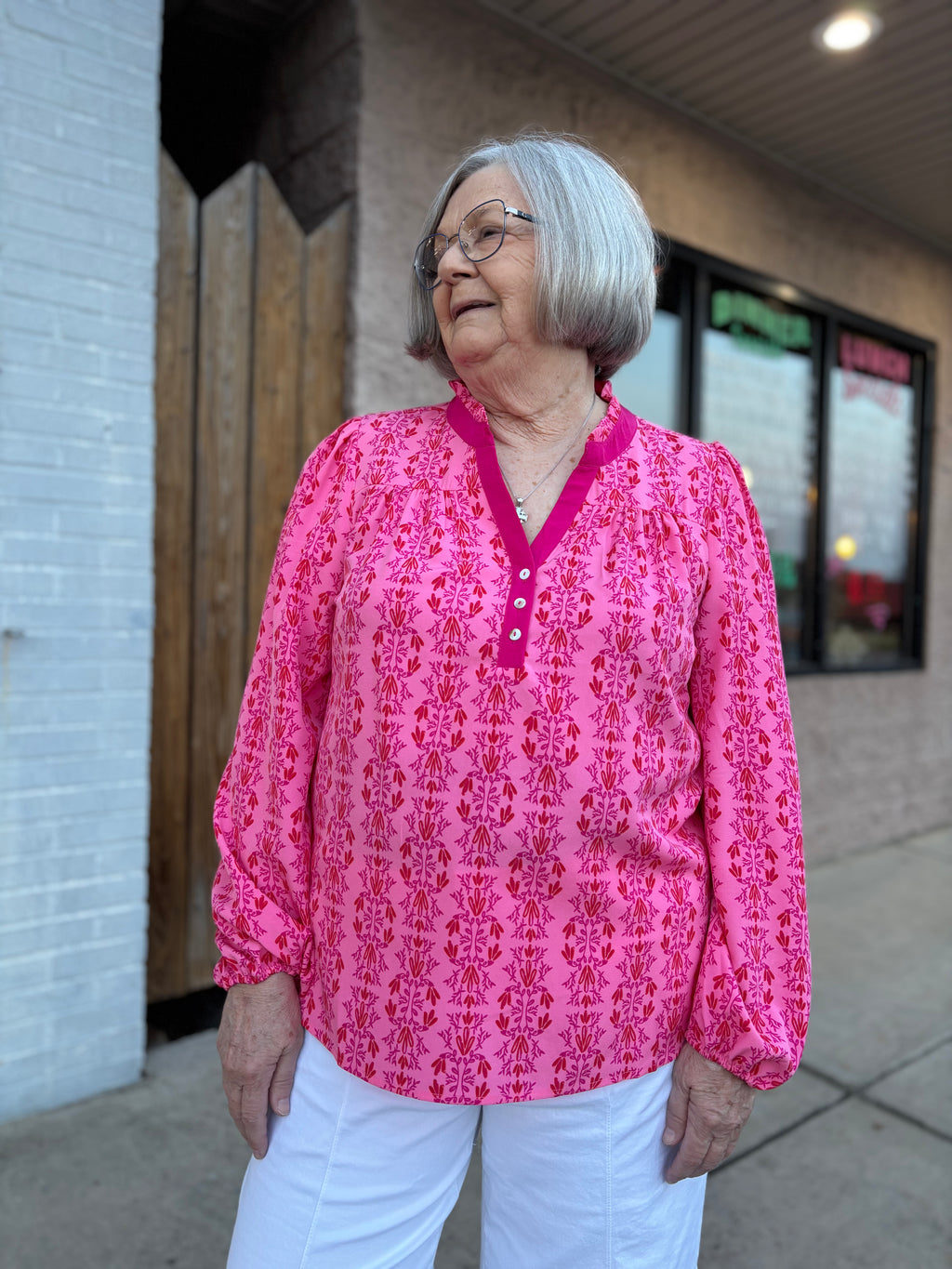 PINK GIANNA HEIRLOOM VINE TOP