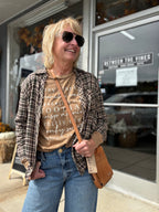 WINTER FOREST FLANNEL WANDER PLAID BUTTON DOWN SHIRT