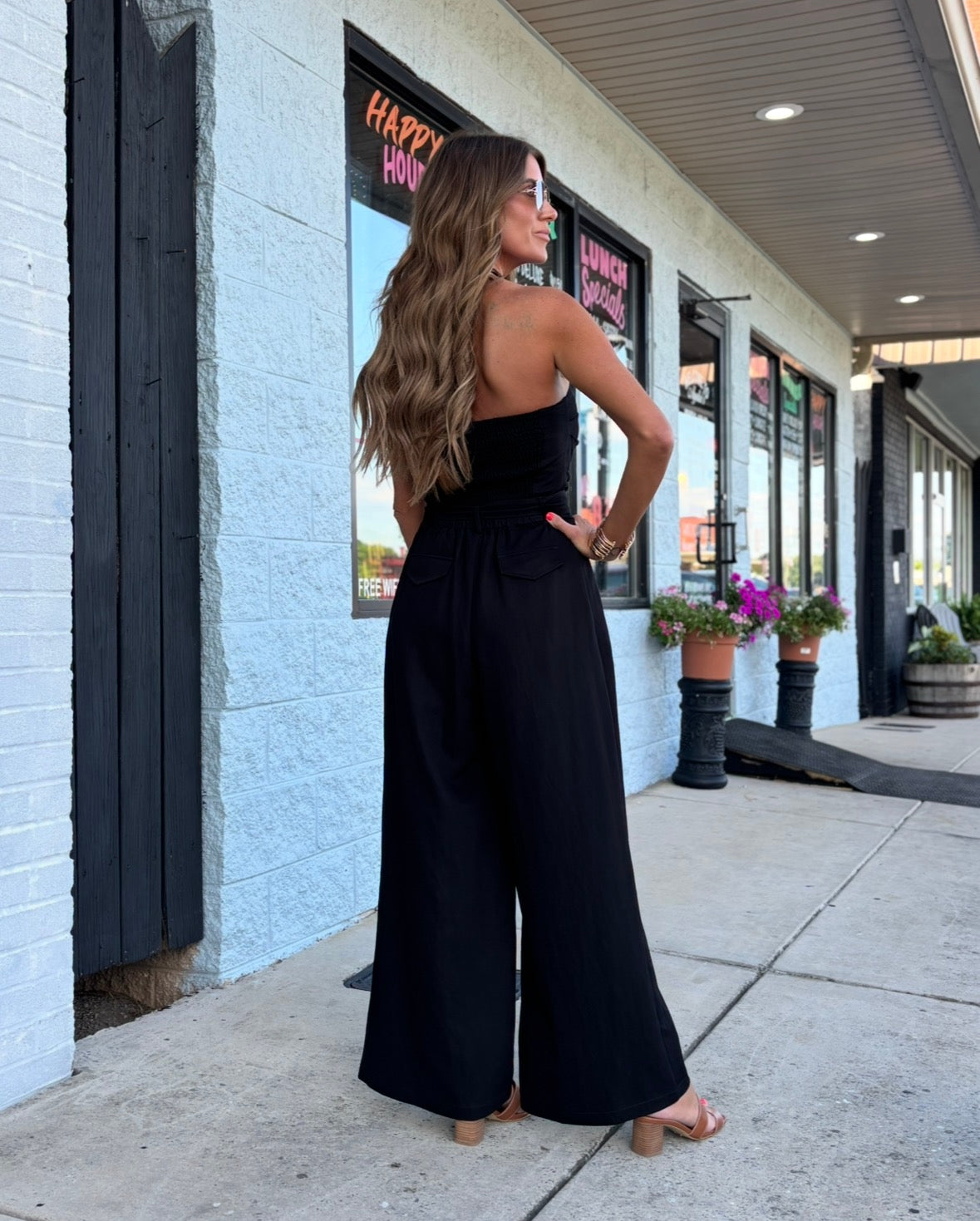TUBE SLEEVELESS JUMPSUIT Black