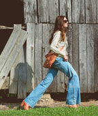 Venice Beach tan rustic purse