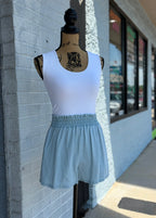 LT DENIM TENCEL SHORTS
