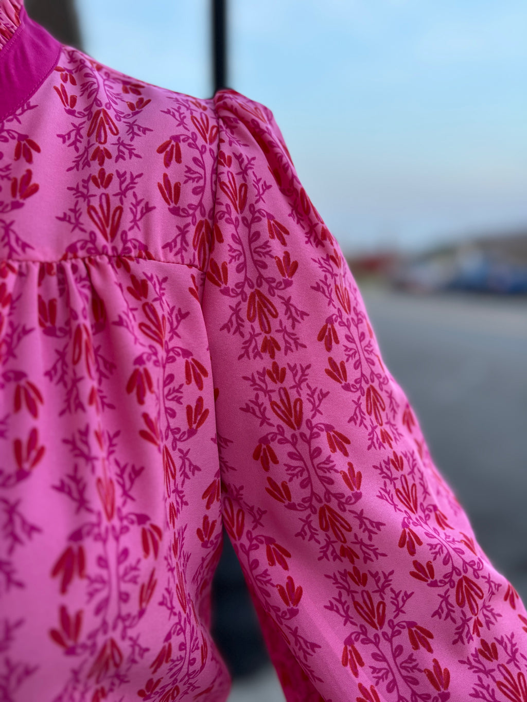 PINK GIANNA HEIRLOOM VINE TOP