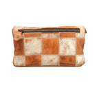 BEDSTU CADENCE CHECKERED TAN NECTAR LUX