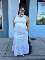 Taupe Morning Glory Skirt