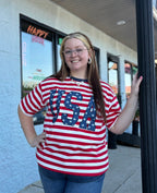 REDN STRIPED PLUS USA 250th Anniversary Commemorative Oversized