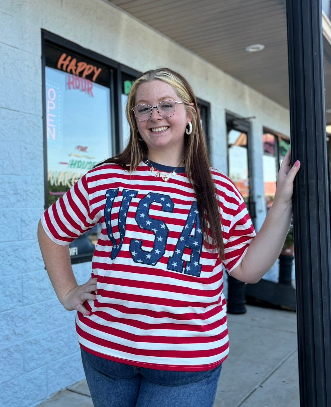 REDN STRIPED PLUS USA 250th Anniversary Commemorative Oversized
