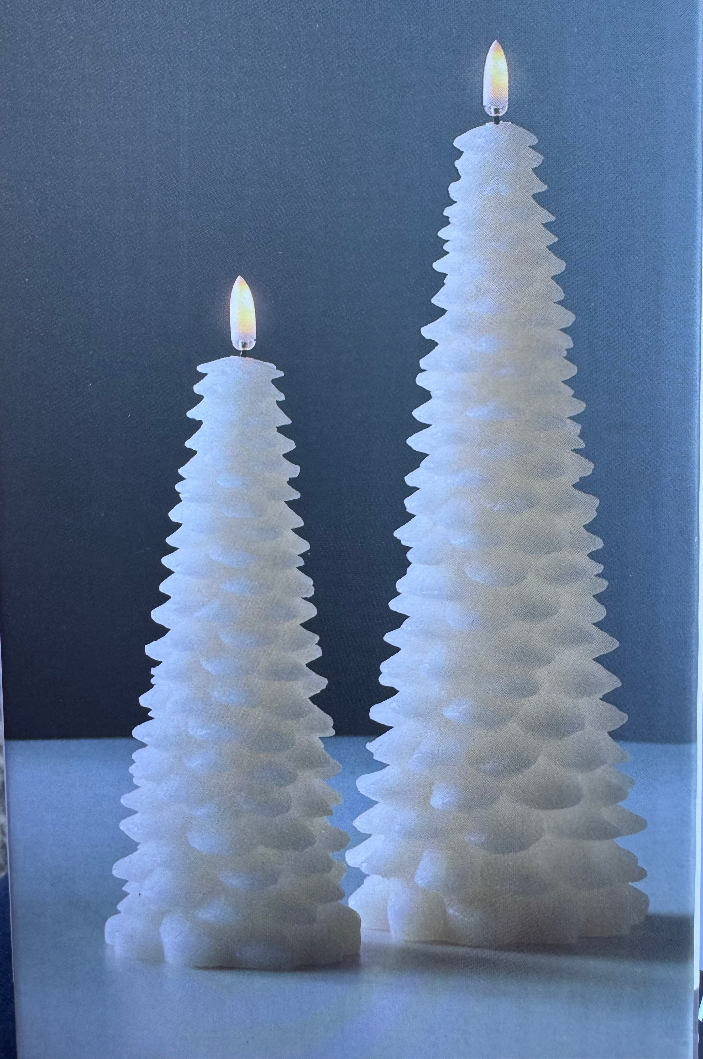 8" IVORY TREE CANDLE