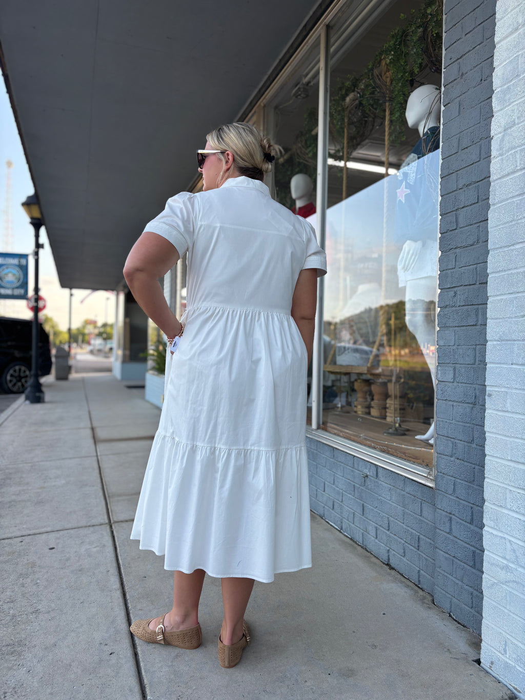 Jema Dress | White