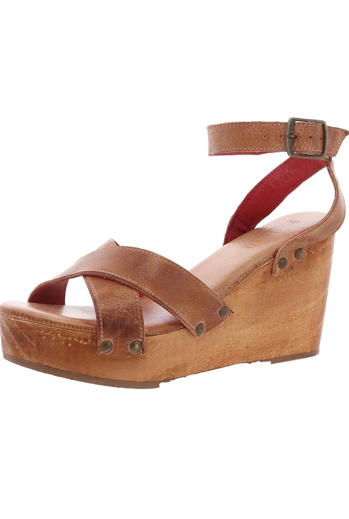 GRETTELL TAN RUSTIC WEDGE