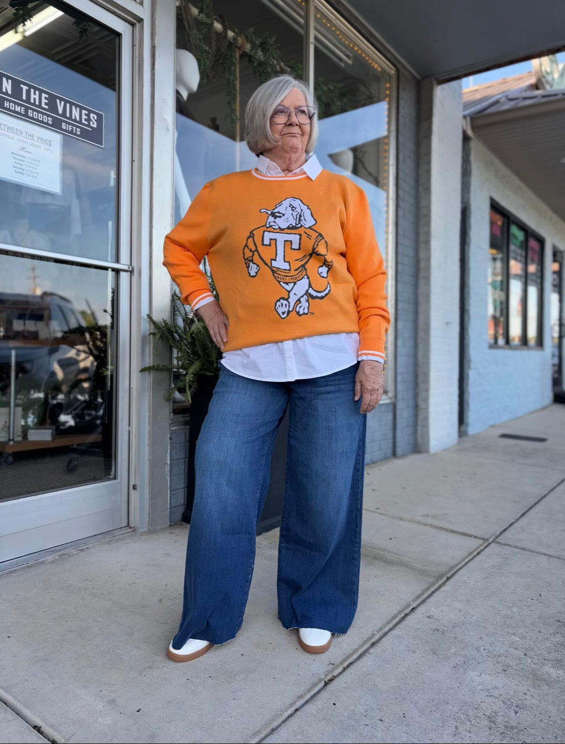 TENN SMOKEY SWEATER ORANGE
