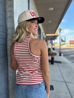 RED/IVORY STRIPED TANKS S (Copy)