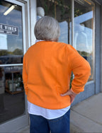 TENN SMOKEY SWEATER ORANGE