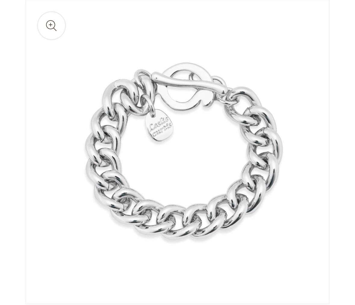 KATHERINE SILVER CHAIN BRACELET