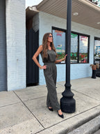 Two-Way Sleeveless Camisole: Dark Olive