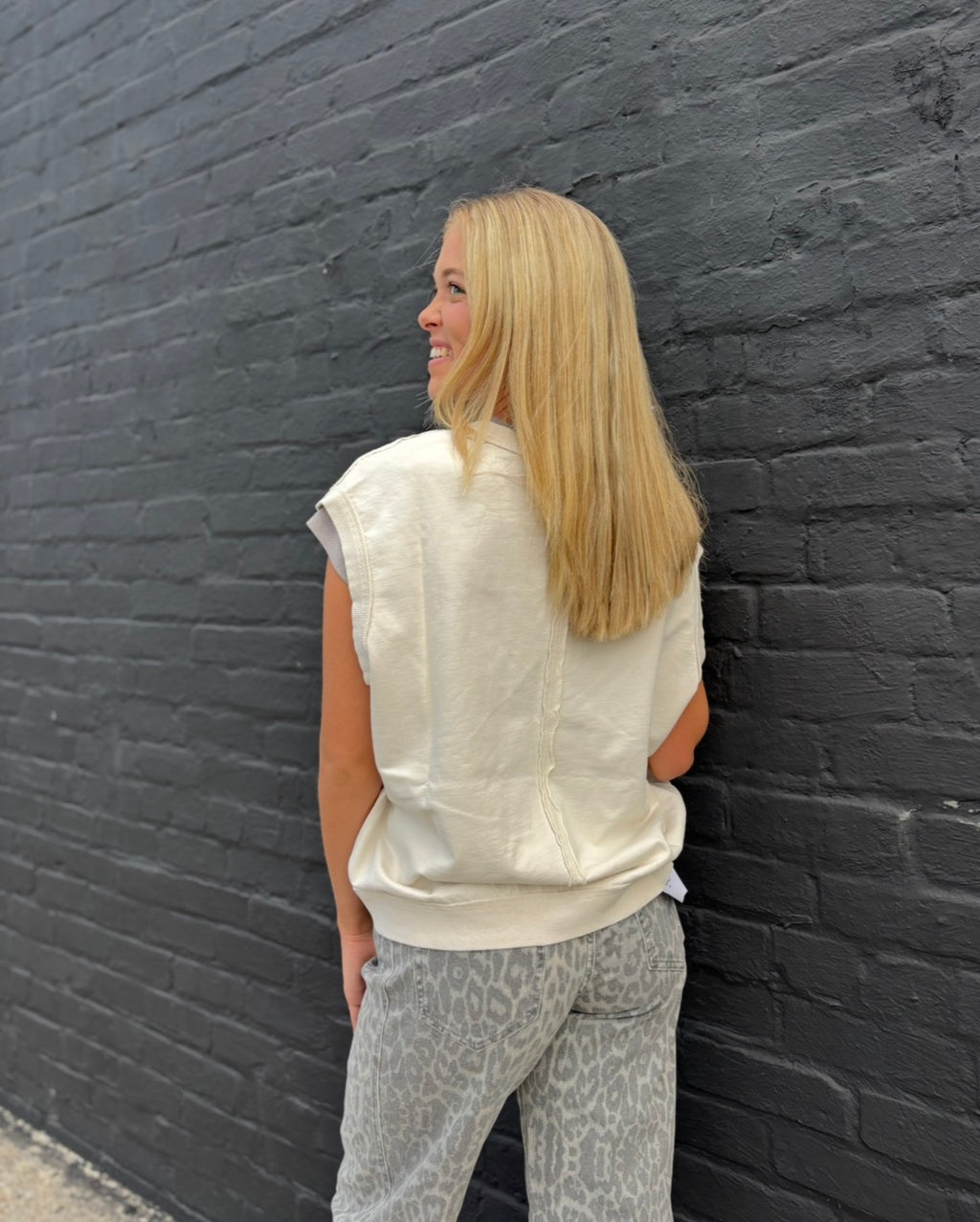 V-Neck Sleeveless Casual Vest