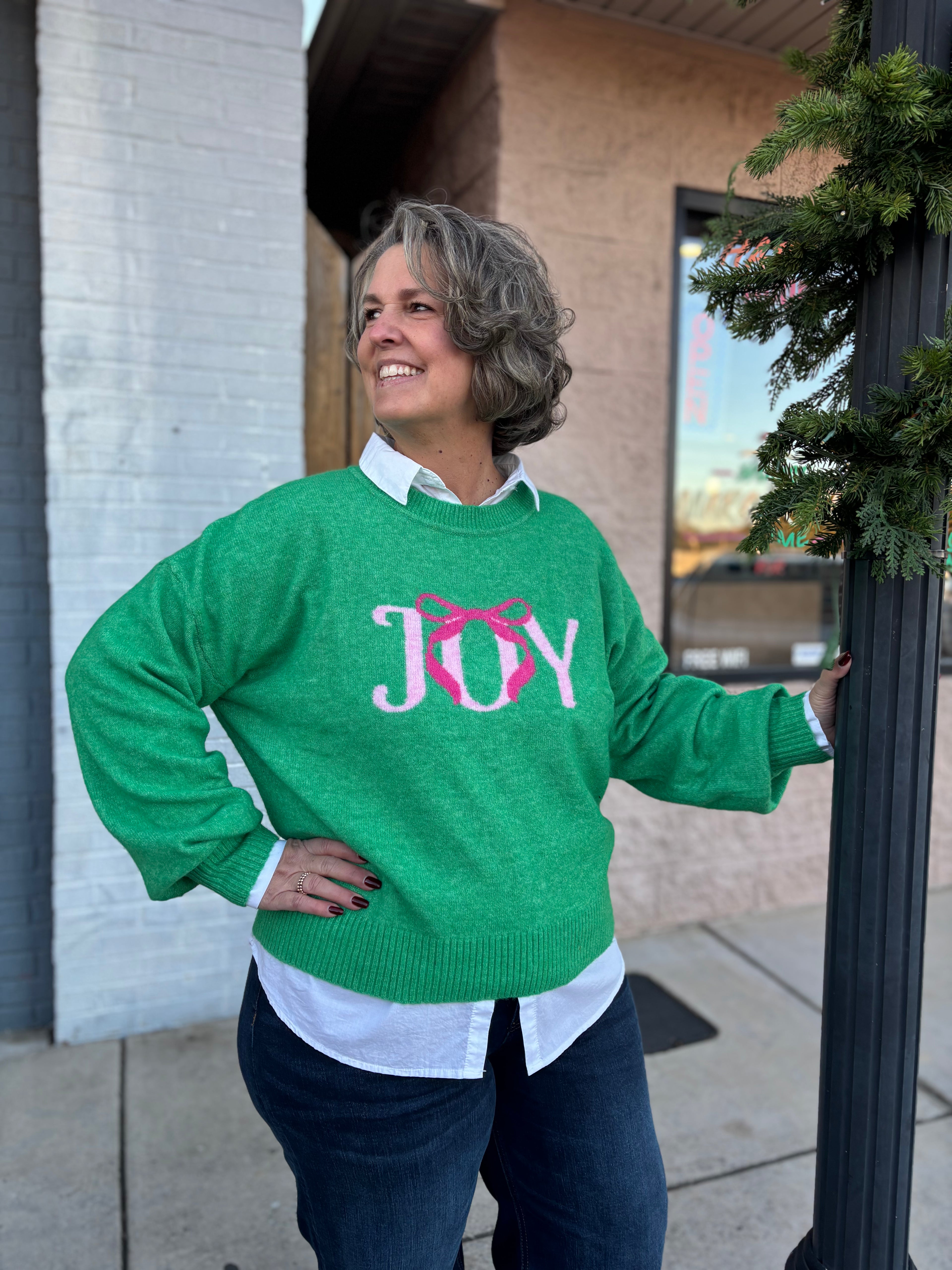 "JOY" SWEATER