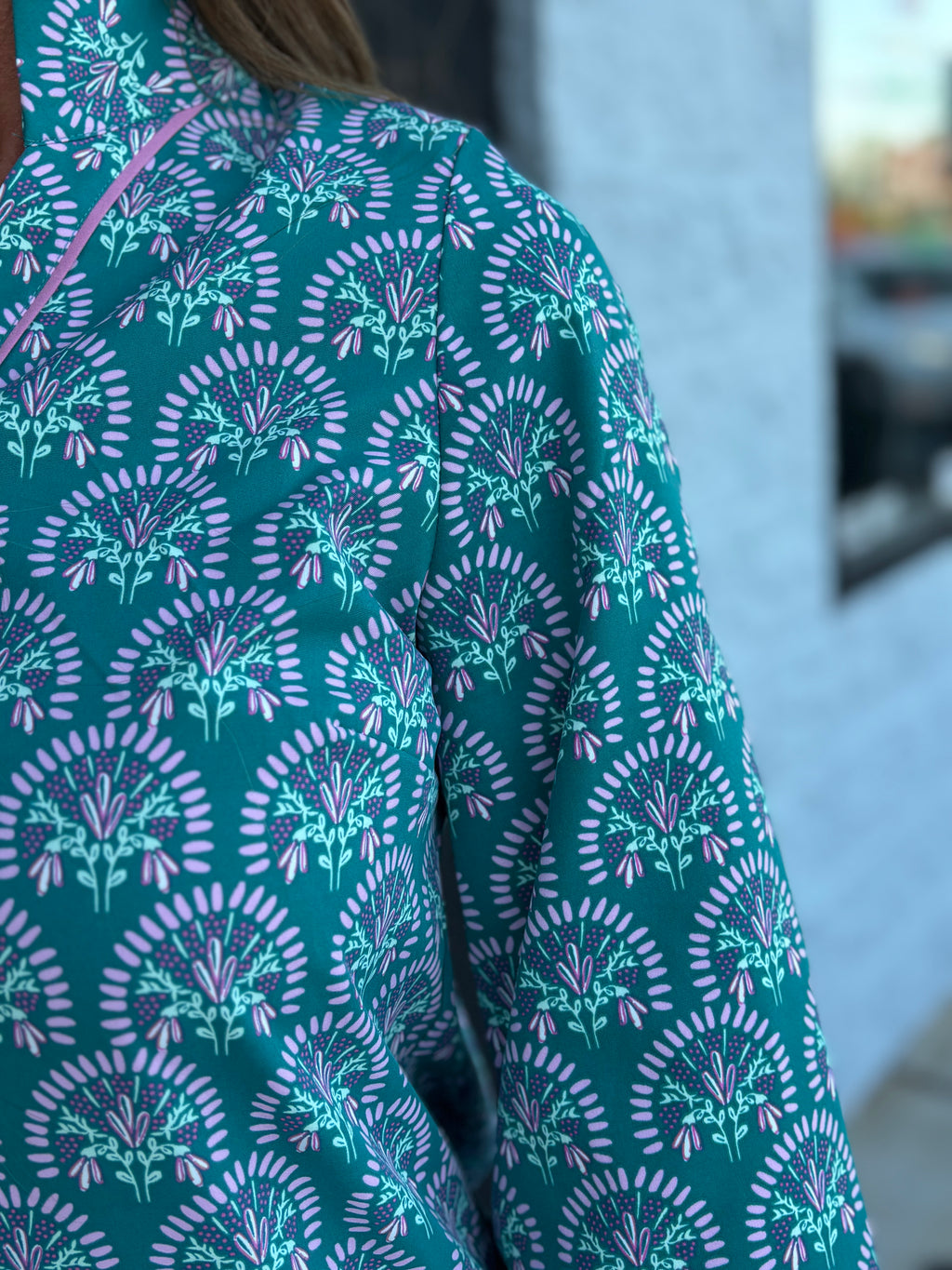 Brenda Dress | Sunshower Flora Ocean