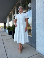Jema Dress | White