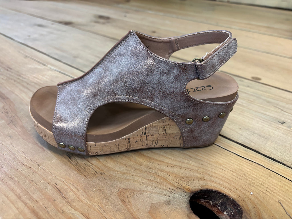 CORKYS WASHED BRONZE METALLIC CARLEY