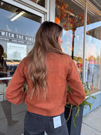 RUST ELIZA CARDIGAN – THREAD SUPPLY – view 3