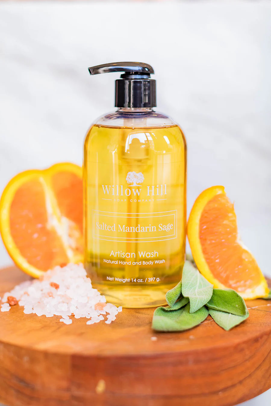 SALTED MANDARIN ARTISAN BODY WASH